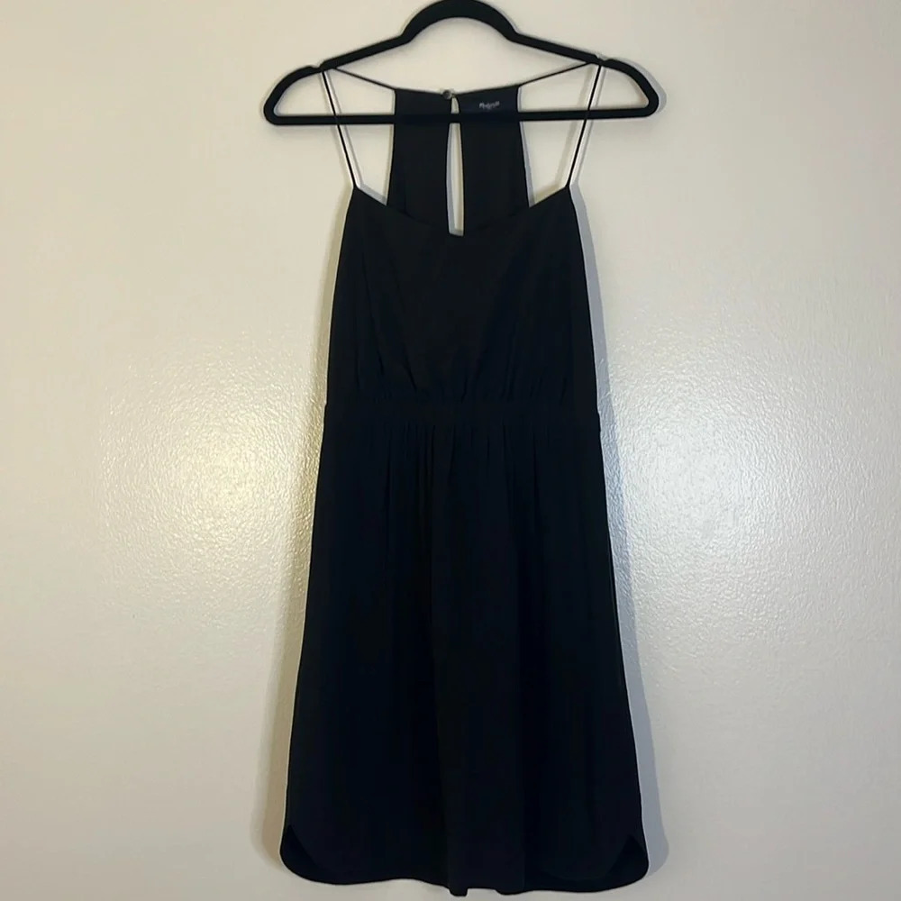 Madewell Black Spaghetti Strap Sundress